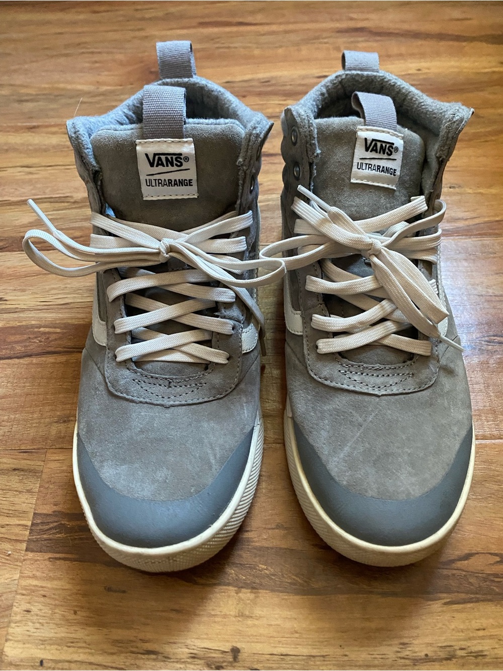 Vans UltraRange High-Top Sneakers — Light Gray